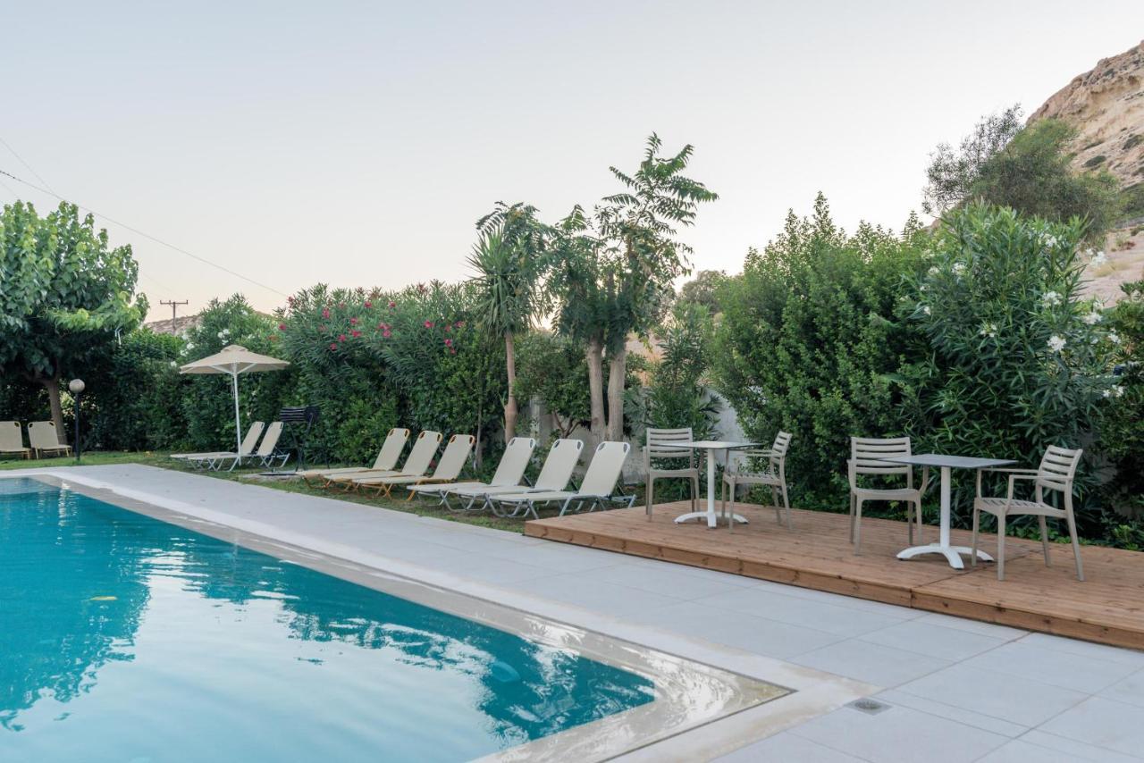 Matala Bay Hotel & Apartments Bagian luar foto