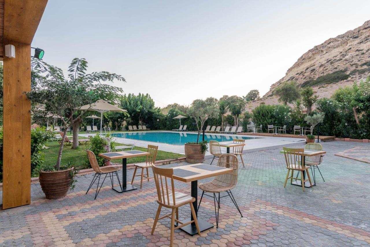Matala Bay Hotel & Apartments Bagian luar foto